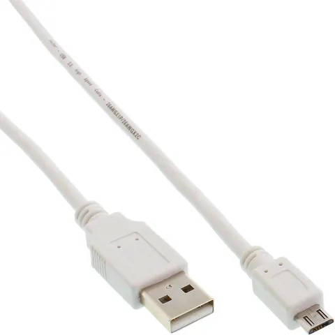 InLine USB naar USB Micro B kabel - USB2.0 - 5 meter – afbeelding 2