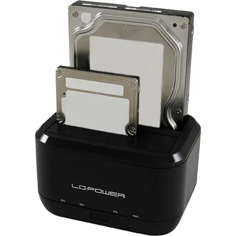 Dockingstation 2x HDD USB3 LC-Power – afbeelding 2