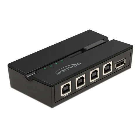 Delock USB 2.0 Switch 4 PC to 1 device – afbeelding 2