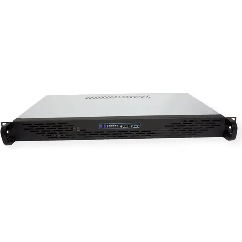 VALUE 19" Server behuizing, 1UH, zwart – afbeelding 2