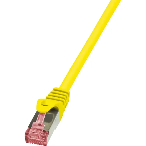 Logilink CQ2077S - Patchkabel - CAT.6 - 5m - Geel – afbeelding 2