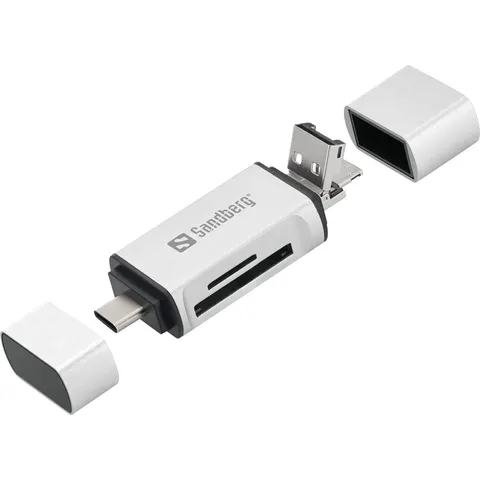Sandberg - 136-28 - Card Reader USB-C+USB+MicroUSB – afbeelding 2