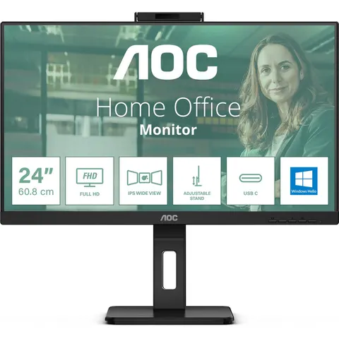 Monitor AOC 24P3CW 23,8" LED IPS Flicker free – afbeelding 2