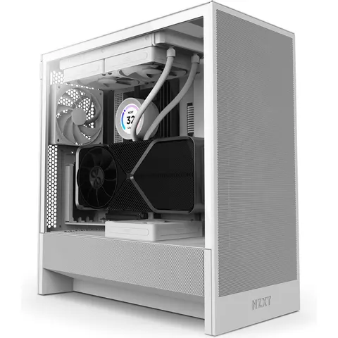 NZXT H5 Flow 2024 - Wit – afbeelding 2