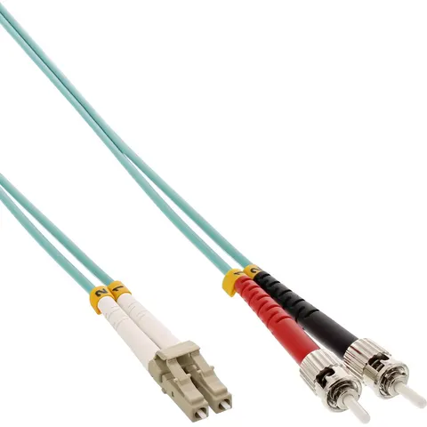 InLine LC - ST Duplex Optical Fiber Patch kabel - Multi Mode OM3 - 7,5 meter – afbeelding 2