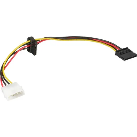 Molex (m) - 2x SATA (v) splitter - 0,30 meter – afbeelding 2