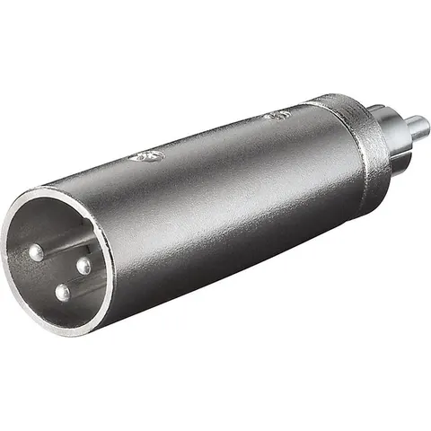 XLR (m) - RCA (m) adapter – afbeelding 2