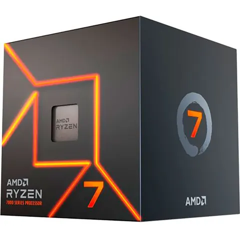 AMD Ryzen 7 7700 Boxed - Desktop processor - CPU - 8 Core - 16 Threads - 3,8GHz-5,3GHz - Socket AM5 - Inclusief koeler met RGB – afbeelding 2