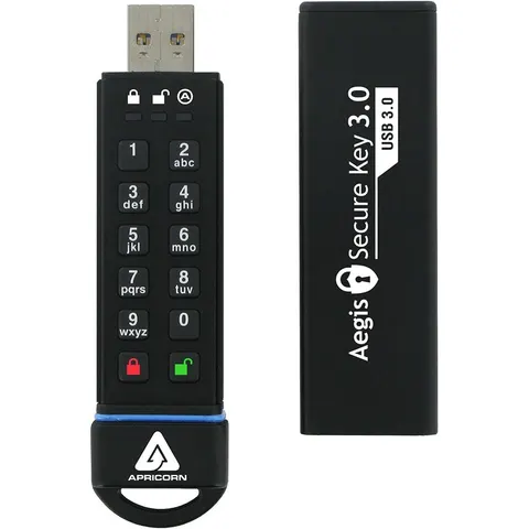 Apricorn Secure Key - USB-stick - 60 GB – afbeelding 2