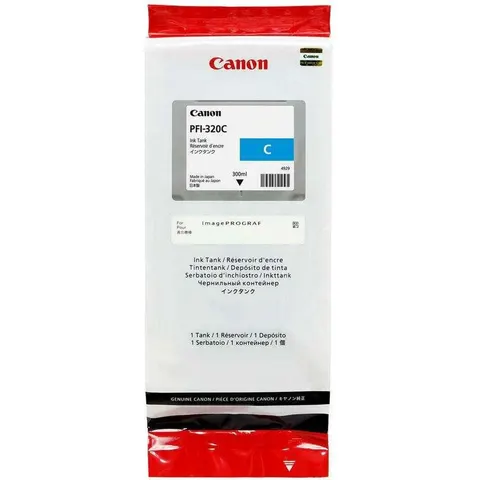 Printer Canon PFI-320C Cyan – afbeelding 2
