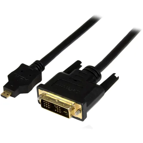 StarTech.com 2 m micro HDMI-naar-DVI-D-kabel M/M – afbeelding 2