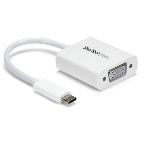 StarTech.com USB-C naar VGA adapter - wit – afbeelding 2