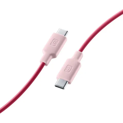 Cellularline USBDATAC2CSMARTP USB-kabel 1 m USB C Roze – afbeelding 2