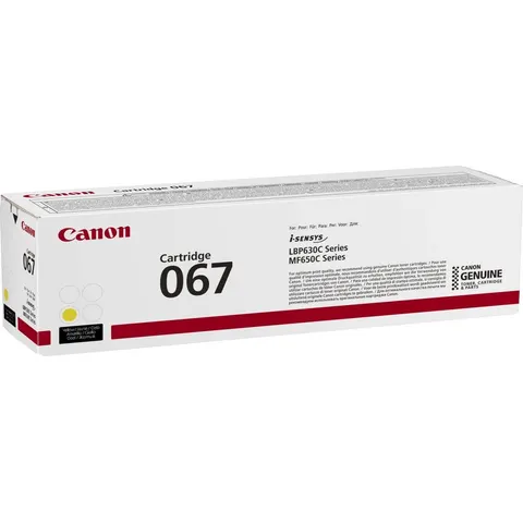 Toner Canon 067Y Yellow – afbeelding 2