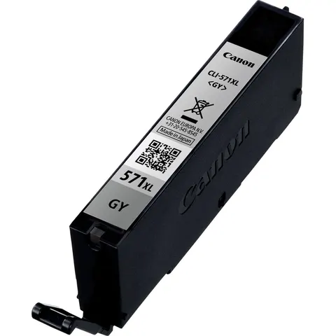 Inktcartridge Canon CLI-571XL grijs – afbeelding 2