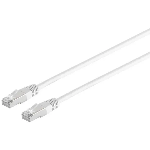 Patchkabel cat 6 S/FTP PIMF Halogenfrei weiß 0,5m – afbeelding 2