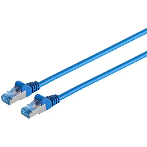 Patchkabel cat6A S/FTP PIMF blau 7,5m – afbeelding 2