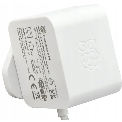 Raspberry Pi 5 27W voeding - wit – afbeelding 2
