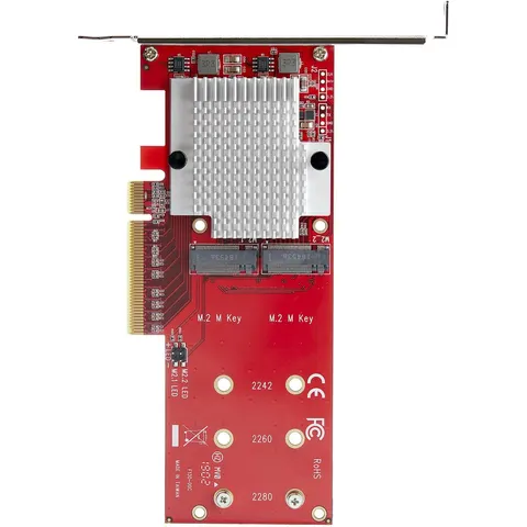StarTech x8 dubbele M.2 PCI Express SSD adapter – afbeelding 2