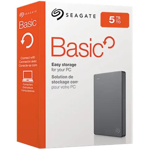 Seagate Basic - Externe harde schijf - USB 3.0 Micro-B - HDD - 5TB – afbeelding 2
