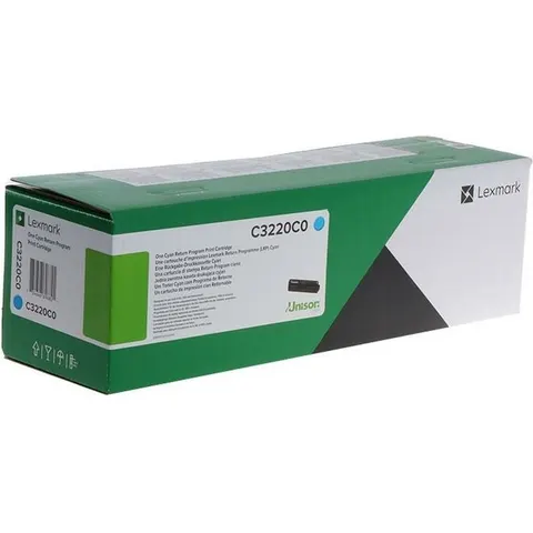 Toner Lexmark C3220C0 Cyan – afbeelding 2