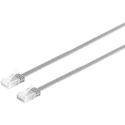 Patchkabel-Flachkabel U/UTP cat. 6 slim 7,5m – afbeelding 2