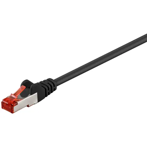 Goobay CAT 6 Patch Cable, S/FTP (PiMF), black 5 m – afbeelding 2