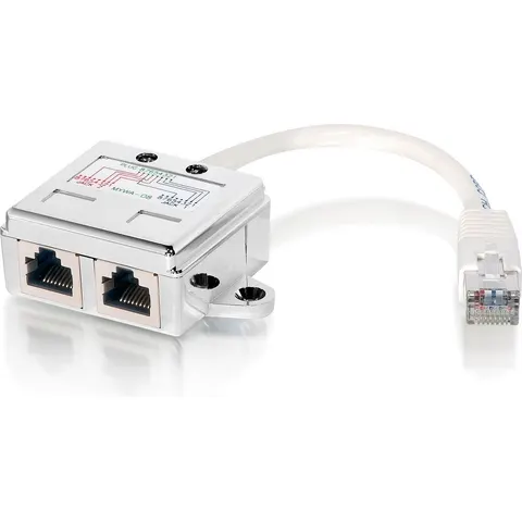Equip network splitter wit - Per stuk – afbeelding 2