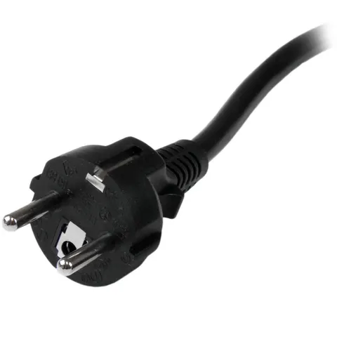 StarTech 2 m computervoedingskabel - Schuko CEE7 naar IEC 320 C19 – afbeelding 2
