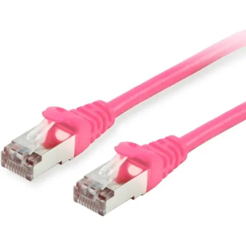 CAT6 sFTP kabel 1 meter Roze – afbeelding 2
