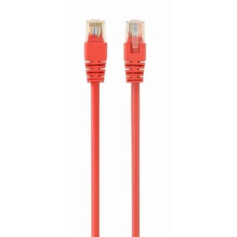 UTP Cat5E patchkabel, 0.5 m, rood – afbeelding 2