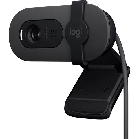 Logitech Brio 100 - Webcam - Full HD - 1080p/30fps - Graphite – afbeelding 2