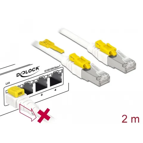 Delock Cable RJ45 Secure Cat.6A 2 m – afbeelding 2