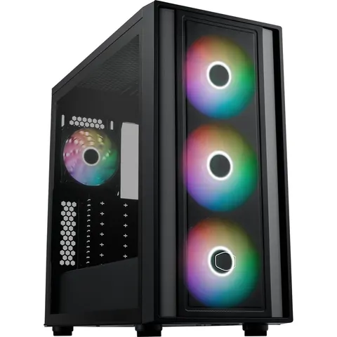 Cooler Master MasterBox 600 Desktop Zwart – afbeelding 2