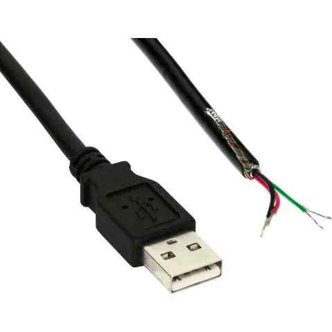 USB2.0 - USB-A (m) - open eind - 2 meter – afbeelding 2