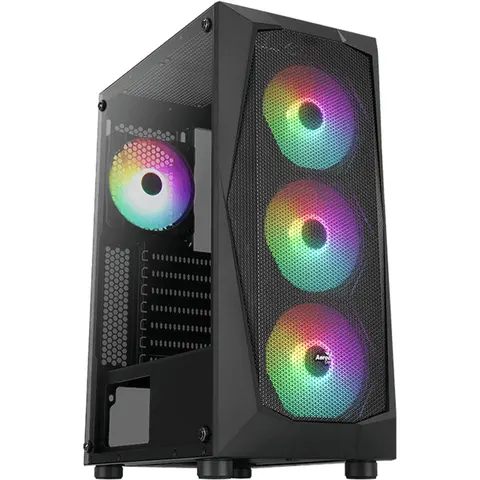 Aerocool Falcon ARGB Midi Tower Zwart – afbeelding 2