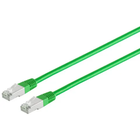 Patchkabel cat 6 S/FTP PIMF Halogenfrei grün 2m – afbeelding 2