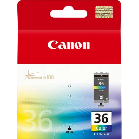 Inktcartridge Canon CLI-36 kleur – afbeelding 2