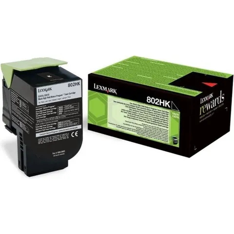 Toner Lexmark 802HK Black – afbeelding 2
