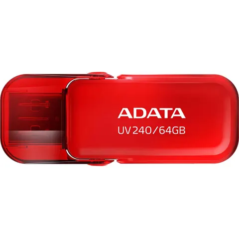ADATA UV240 USB flash drive 64 GB USB Type-A 2.0 Rood – afbeelding 2