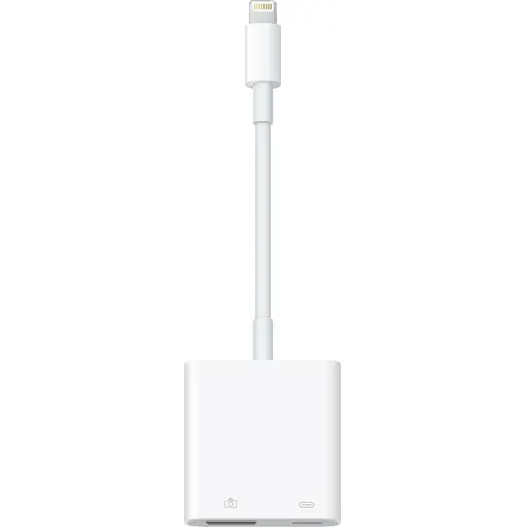 Apple - Lightning Adapter - Lightning naar USB‑A - USB 3.0 - Wit – afbeelding 2