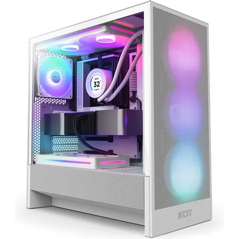 NZXT H5 Flow RGB (2024) - Wit – afbeelding 2