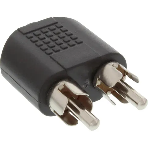 Tulp (m) - 3,5mm Jack (v) stereo audio adapter – afbeelding 2
