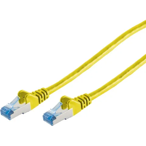 Patchkabel cat6A S/FTP PIMF gelb 10m – afbeelding 2