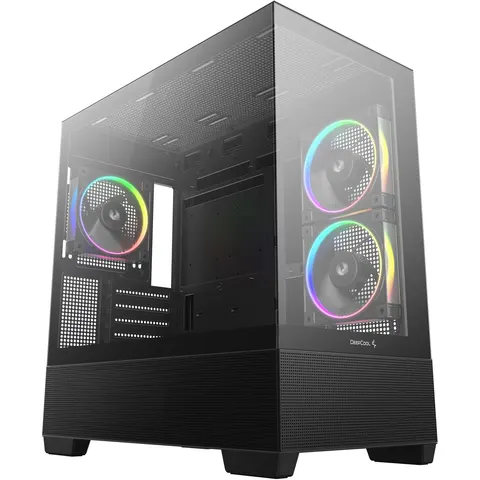 DeepCool CG380 3F Midi Tower Zwart – afbeelding 2