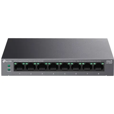 TP-Link LS108GP - Netwerkswitch - 8 Poorten – afbeelding 2