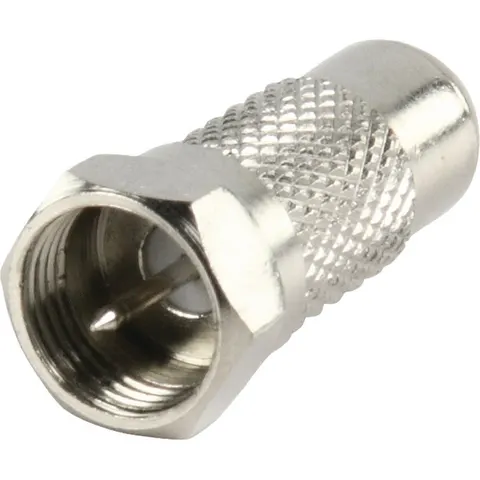F (m) - Tulp RCA (v) adapter – afbeelding 2