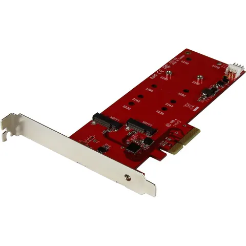 StarTech.com 2x M.2 SSD controller kaart PCI Express kaart – afbeelding 2