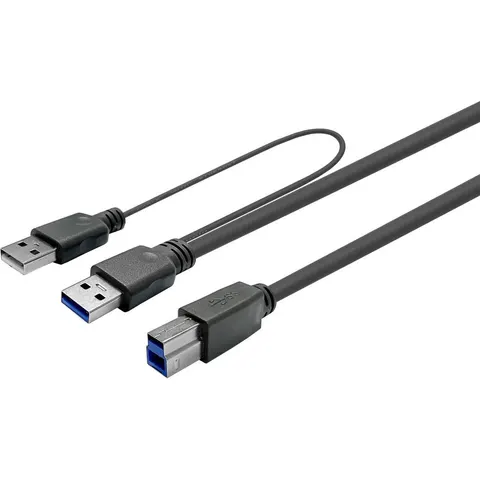 Vivolink PROUSB3AB7C-DUAL USB-kabel – afbeelding 2
