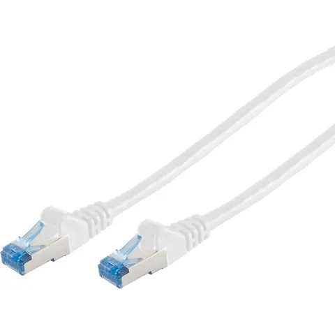 Patchkabel cat6A S/FTP PIMF weiß 0,5m – afbeelding 2